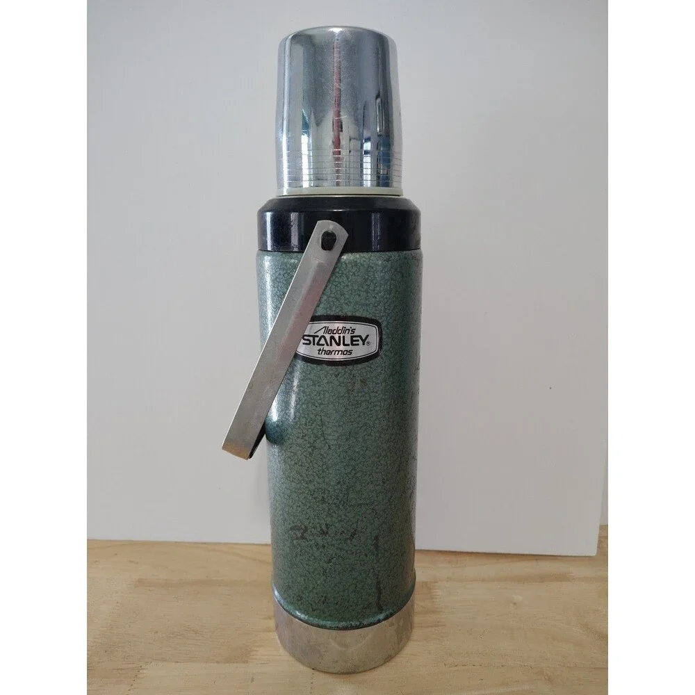 Vintage Rare Stanley Aladdin USA Quart Thermos A94C w/Handle Hunting 1981 - Picture 1 of 9
